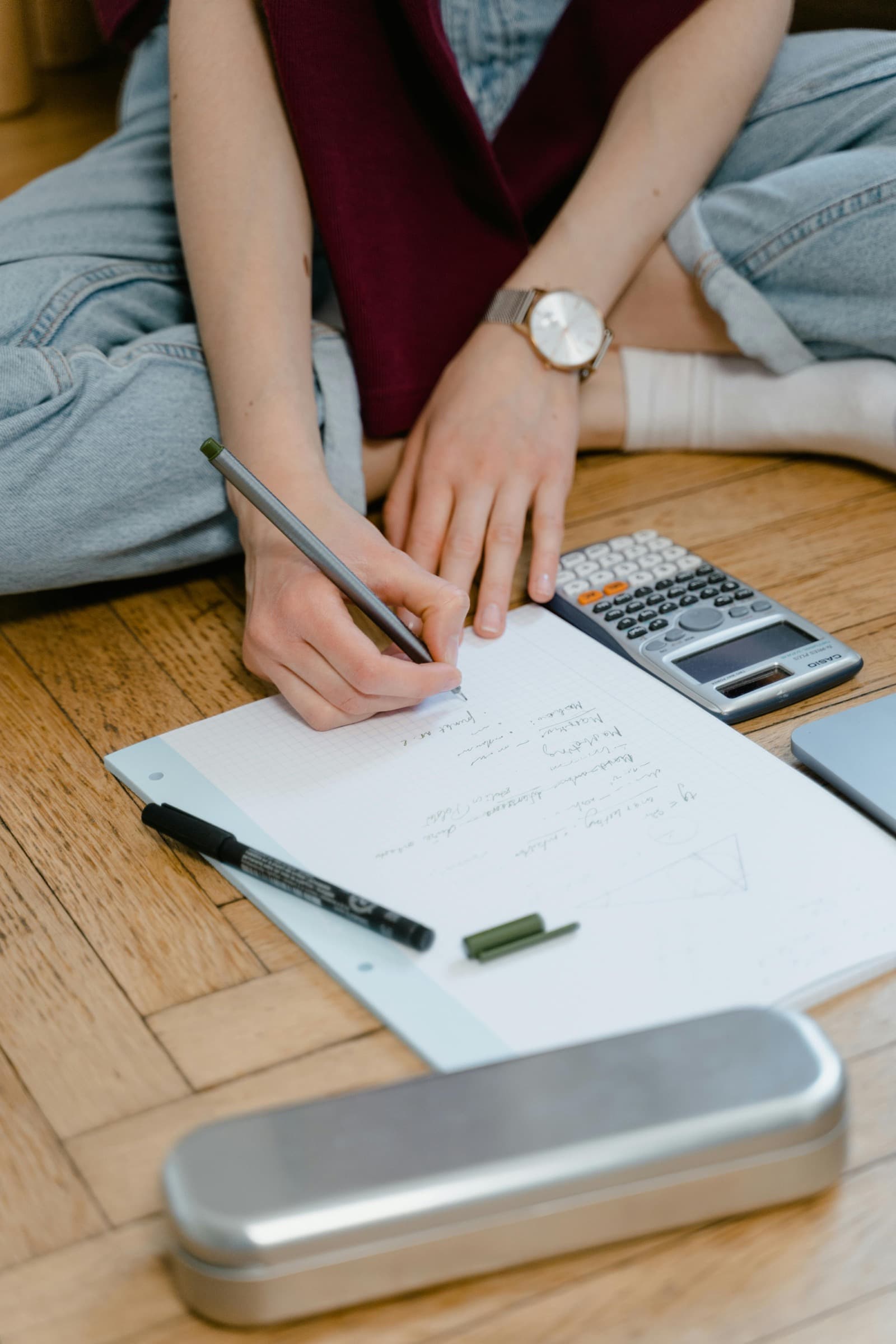 Maths worked through step by step